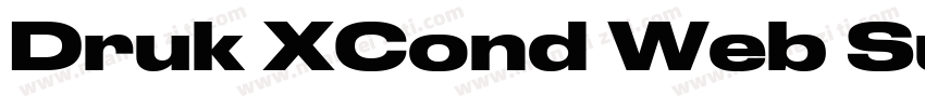 Druk XCond Web Supe字体转换